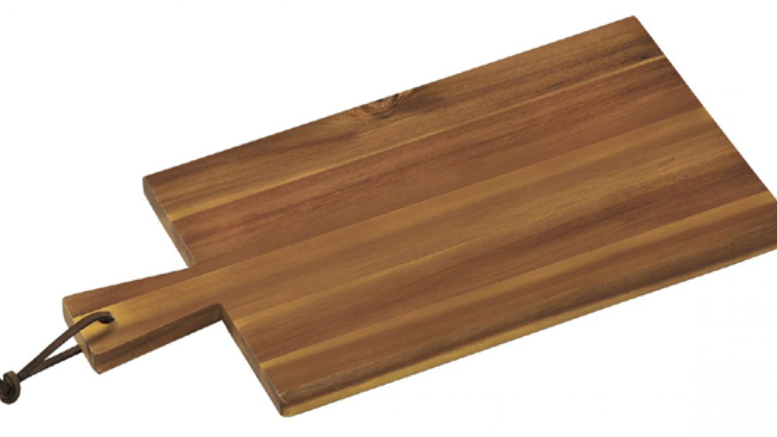 Tagliere in legno di Acacia con manico in acciaio inox – cm 30x23x2 -  Coltelleria Gianola - Think Big, Buy Small!