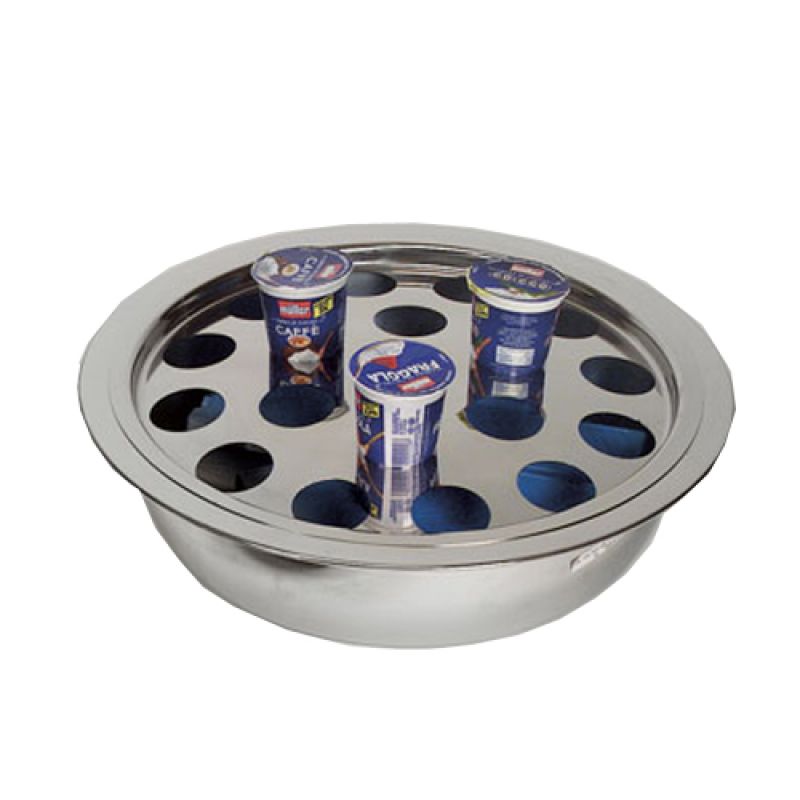 HOLDER YOGURT WITH COOLANTS TILES WITH 19 HOLES CM.47,5 - IPIB Forniture  Alberghiere